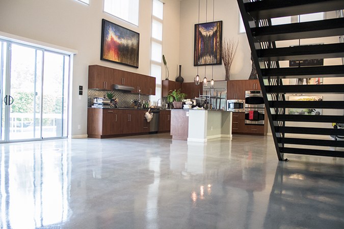 Residential Polished Concrete Floors Austin